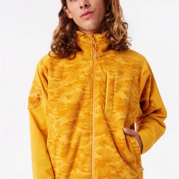 NEW Outdoor Voices Primo Fleece cider cloud Jacket size S - Picture 3 of 13